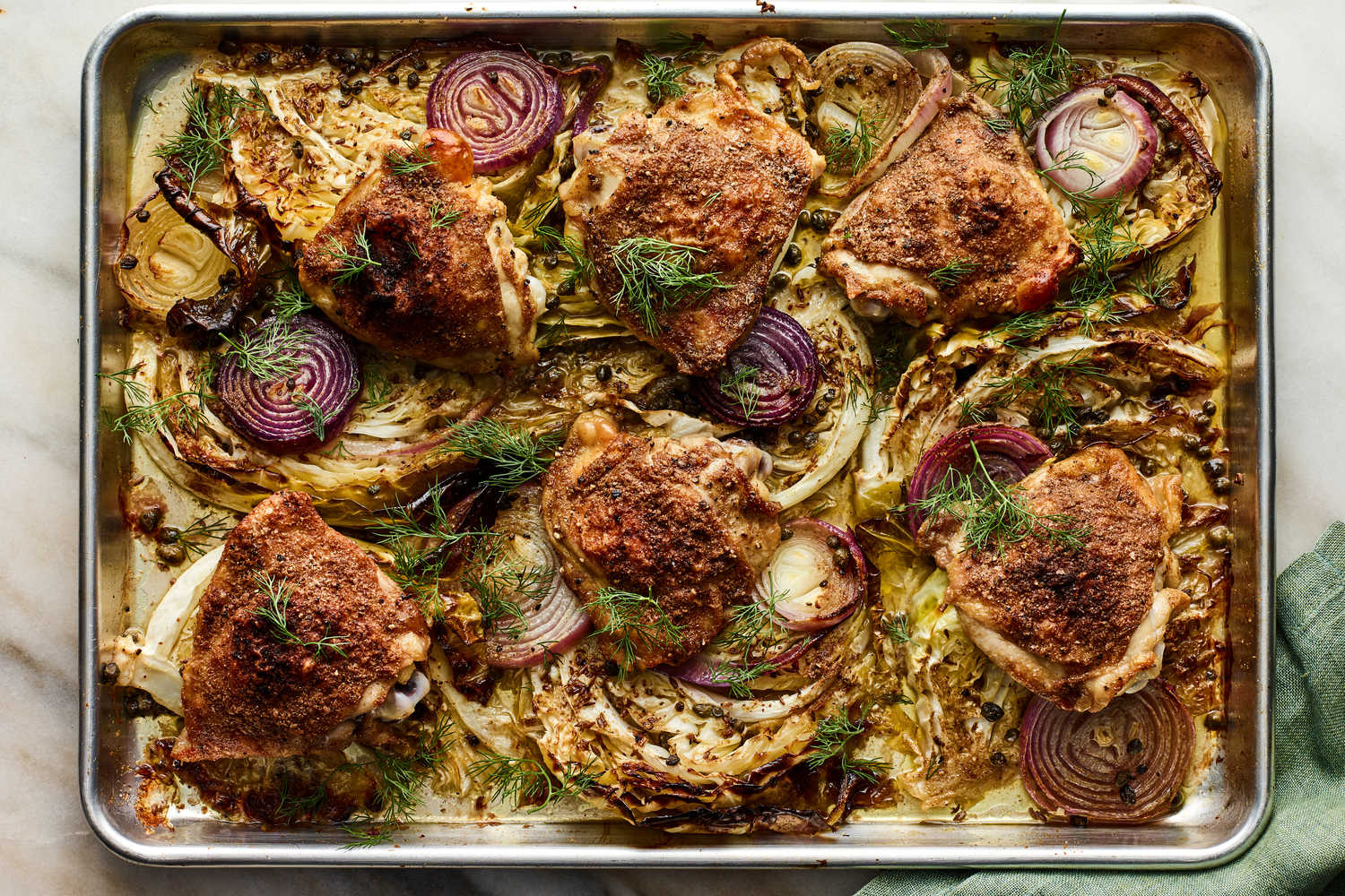 Sheet Pan Chicken & Cabbage: Perfect Dinner in 40 Minutes
