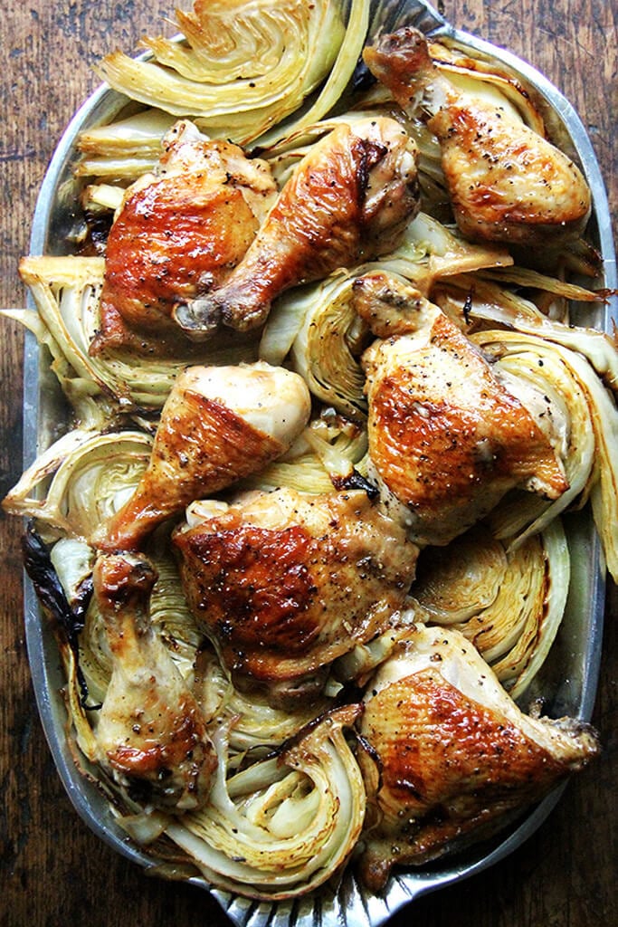 Staggered Roasting: Unlock Perfect Sheet Pan Chicken & Cabbage